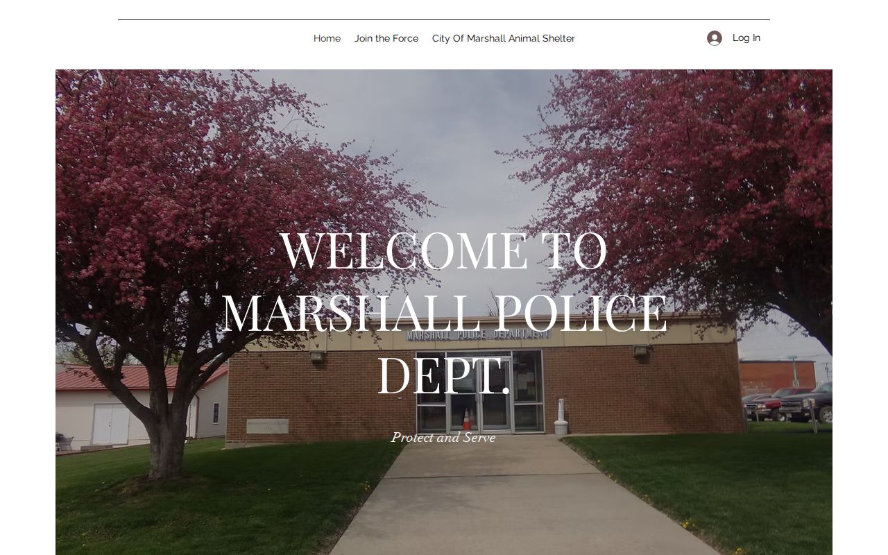 Marshall Police Department for Saline County arrest-record lookup